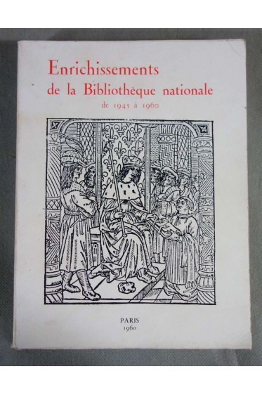enrichissements de la bibliothèque nationale de 1945 à 1960 -