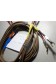 Cables enceintes montés CABASSE cuivre 2,5mm² + 4 fourches + 4 bananes 2x 2,80m
