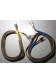 Cables enceintes montés CABASSE cuivre 2,5mm² + 4 fourches + 4 bananes 2x 2,80m