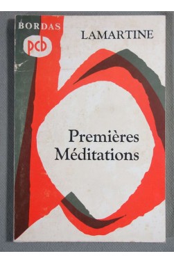 Premieres Meditations Poetiques [Broché]