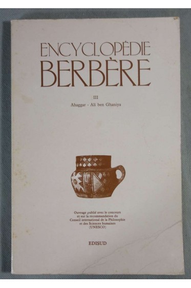 Encyclopédie berbère, tome 3 - Unesco - Edisud, 1986 -