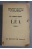 Léa, Les vierges fortes - M. Prevost - Ed. LEF, 1933 -