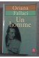 Un homme - Oriana Fallaci - Poche, 1982 -