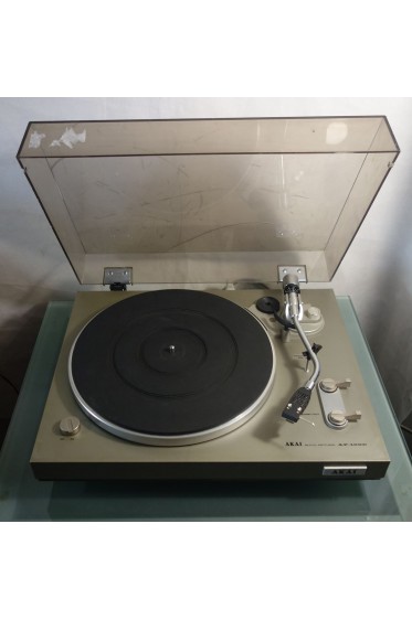 Platine vinyle AKAI AP-100C Vintage Turntable Révisée + cellule Audio-Technica AT-3600L