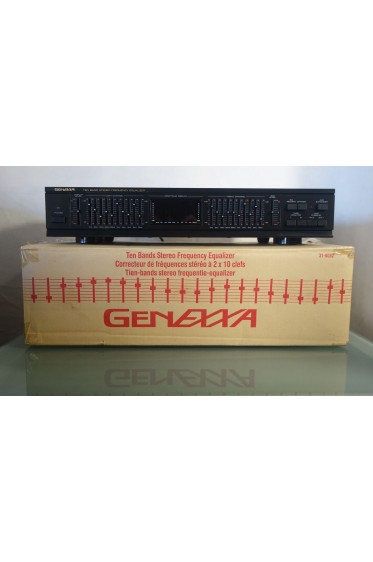 GenEXXA 10 Band Stereo Frequency Equalizer spectrum analyzer + Expander Egaliseur