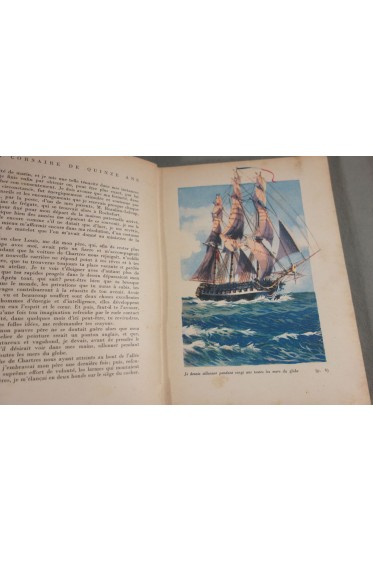 Un corsaire de quinze ans - L. Garneray - GP Rouge et Or - Ill Dimpre - 1950 -