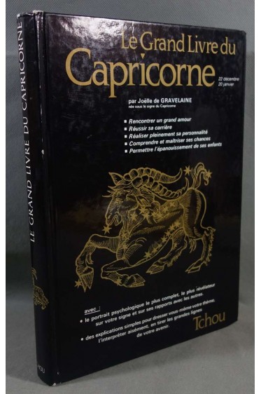 Le Grand Livre du Capricorne - Joëlle de Gravelaine - Tchou, 1989 -