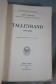 Talleyrand 1754-1838 - Duff Cooper - 1937 - Payot -