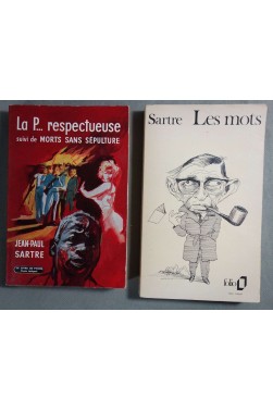 Lot Sartre: La P... respectueuse suivi de Morts sans sépulture + Les mots -