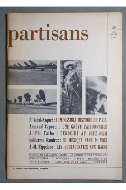 Partisans N° 20 - Avril-Mai 1965 -