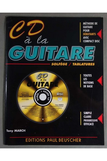 CD à la guitare - sans CD - Tony March -