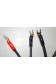 Cables enceintes montés NorStone 4 mm² OFC 2x2,80 m + fiches banane + fourches