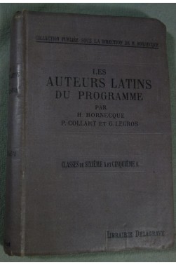 Les auteurs latins du programme [Broché]