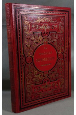 Beau CARTONNAGE - Le MAGASIN PITTORESQUE 1889 - illustré, gravures. CHARTON