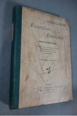 Exercices français, cours élémentaire - Calvet et Chompret - POUSSIELGUE, 1913
