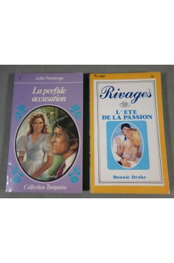 Lot Julie Fontange - La perfide accusation + Bonnie Drake - L'été de la passion