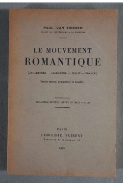 Le mouvement romantique - Paul Van Tieghem - Vuibert, 1940 -