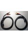 Cables enceintes montés NorStone Black 2,5mm² + 4 bananes + 4 fourches 2 x 2,25m