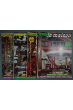 Lot de REVUES. Plaisir de la maison - 4 numéros, 42 - 44 - 46 - 47 de 1968 à 1969