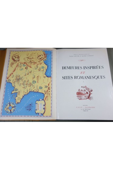 Demeures inspirées et sites romanesques 2 vol. superbes illustrations S.N.E.P.