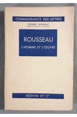 Rousseau L'homme et l'oeuvre 