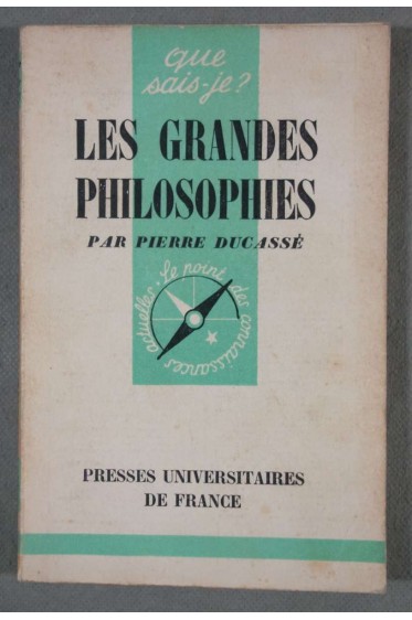 Les grandes philosophies ducassé