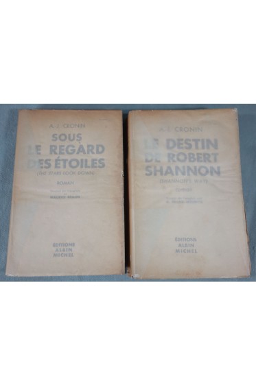 CRONIN - Sous le regard des étoiles + Le destin de Robert Shannon - Albin Michel
