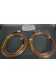 Cables enceintes montés CALIBER 4 mm² 2 x 2,85 m + 4 fiches banane + 4 fourches