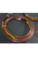 Cables enceintes montés CALIBER 4 mm² 2 x 2,85 m + 4 fiches banane + 4 fourches