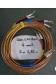 Cables enceintes montés CALIBER 4 mm² 2 x 2,85 m + 4 fiches banane + 4 fourches