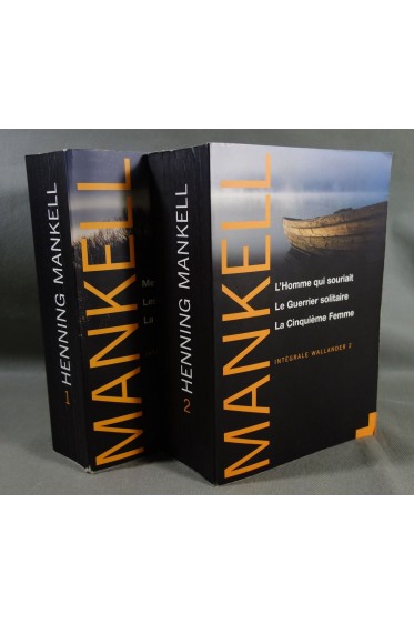 Henning MANKELL - intégrale Wallander 1 et 2 - 6 romans - Le Grand Livre du Mois