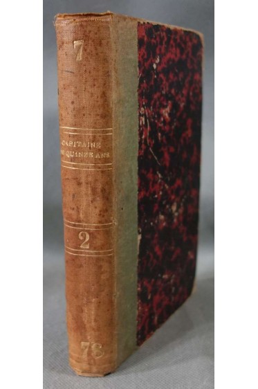 Un capitaine de quinze ans, par Jules Verne. 1re-2e partie [Reliure inconnue]...