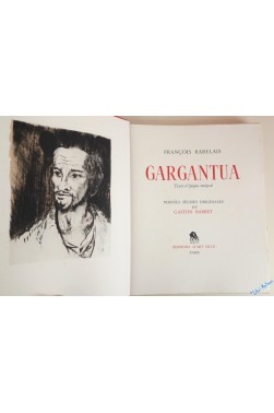 Gargantua. Pointes-sèches originales de Gaston Barret.