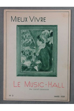 Mieux vivre. n°3 : le music-hall [Broché]