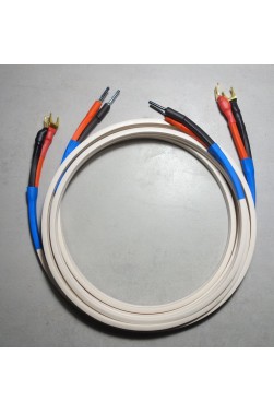 Cables enceintes montés SP-960XP +5mm² OFC 2x2m + 4 bananes rhodium + 4 fourches