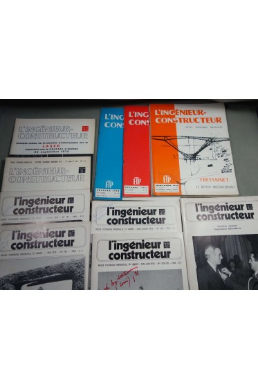 Lot: 10 n° Revue l'INGENIEUR-CONSTRUCTEUR 