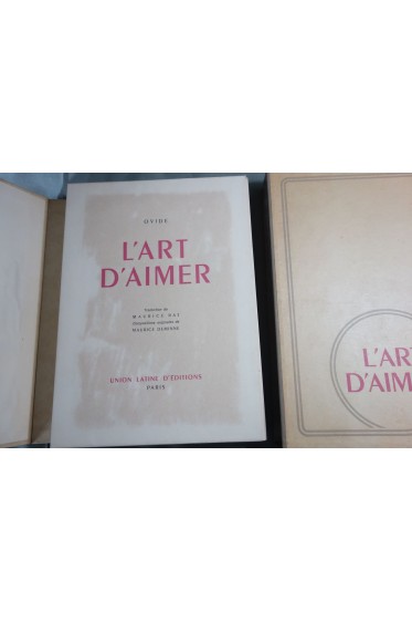 OVIDE. L'art d'aimer - Compositions originales de Maurice DEMINNE. Num. 1946
