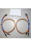 Cables enceintes montés Monster XP Magnetic Flux Tube 2x 1,85m + 8 fiches banane