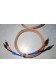 Cables enceintes montés Monster XP Magnetic Flux Tube 2x 1,85m + 8 fiches banane