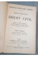 Manuel élémentaire de droit civil. tome ier [Broché]