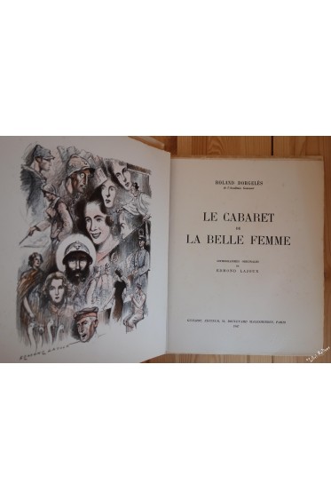 Le cabaret de la belle femme. Lithographies originales de E. LAJOUX