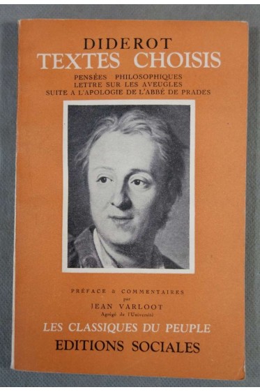 Diderot: Textes choisis, tome premier - Ed. sociales, 1952.