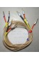 Cables enceintes montés Monster Home Series Dual OFC 2 x 2,35m + 8 fiches banane