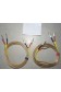 Cables enceintes montés Monster Home Series Dual OFC 2 x 2,35m + 8 fiches banane