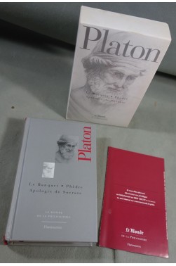 Platon - Coffret Le Monde de la Philosophie Flammarion Le Banquet Phèdre Socrate