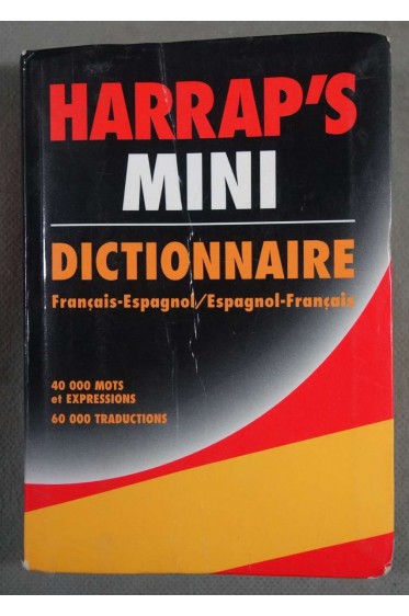 Mini dictionnaire Harrap's Français/Espagnol, Espagnol/Français -