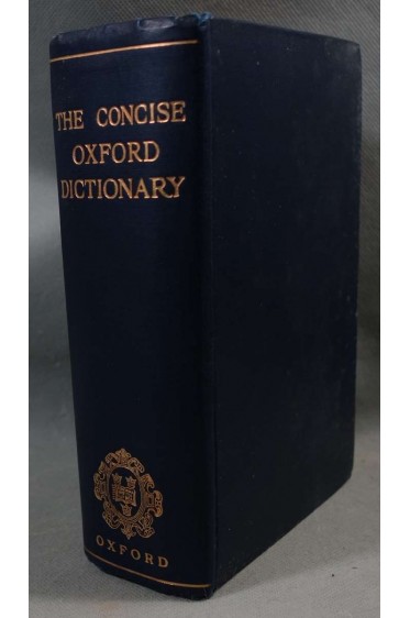 The Concise, Oxford Dictionary -