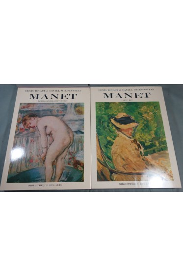 Edouard MANET Catalogue raisonné I Peintures + II Dessins - Bibliothèque des Arts, 1975
