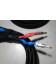 BI-CABLAGE REAL Cables enceintes montés 4 x 2,10m OFC 2,5/1,5mm² + 12 bananes