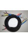 BI-CABLAGE REAL Cables enceintes montés 4 x 2,10m OFC 2,5/1,5mm² + 12 bananes